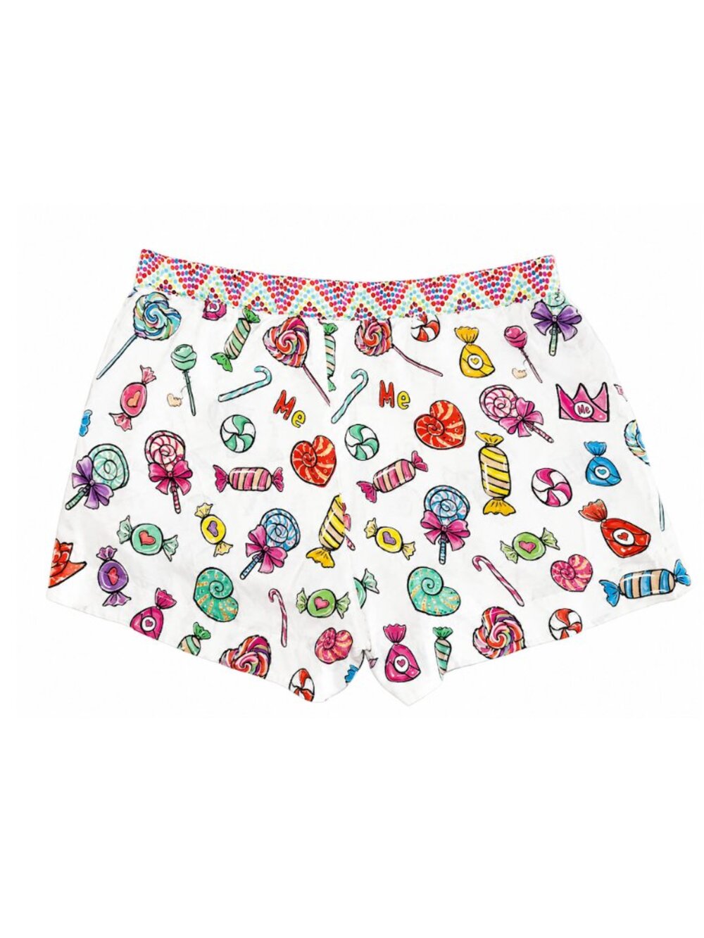 ME369 Eleanor Shorts Candy Print High Waist Shorts NWT - Size Small